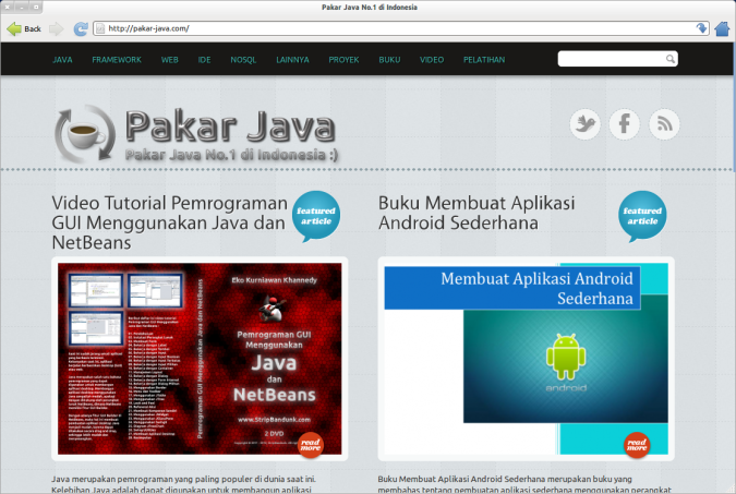 Pakar Java No.1 di Indonesia