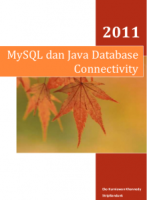 MySQL dan Java Database Connectivity