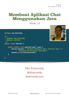 Buku Membuat Aplikasi Chat Menggunakan Java